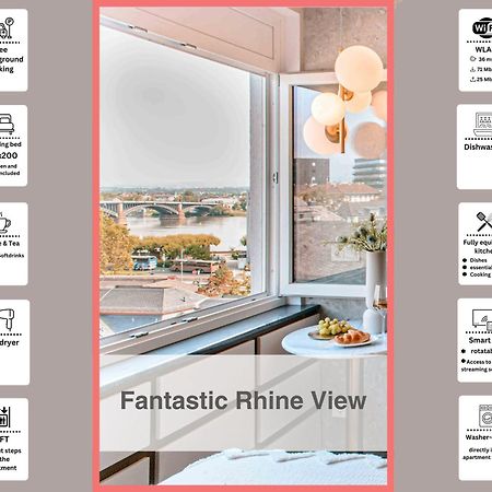 Hidden Treasure Business Apartment Mainz - Fantastic Rhine View In Center Of Mainz Old Town Eksteriør billede